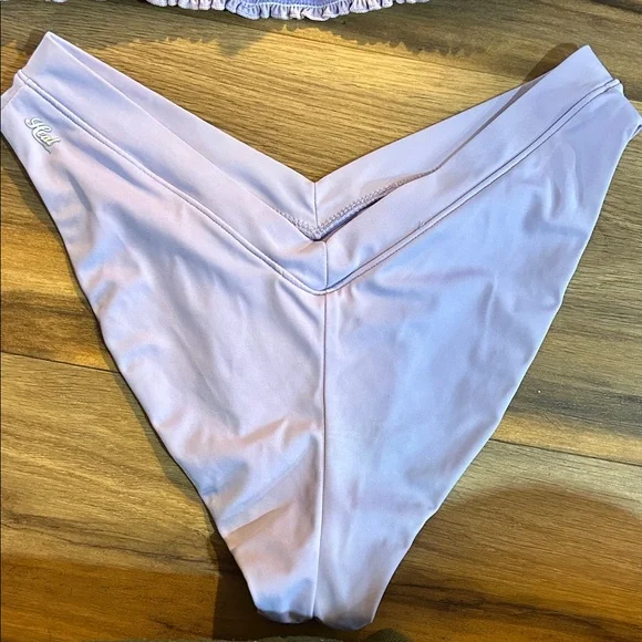 Lavender Smocked Bikini Set - Picture 5 of 8